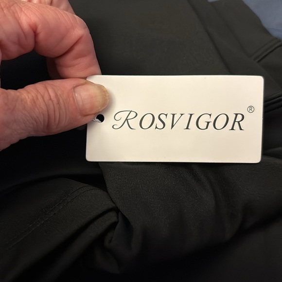 NEW - Small Rosvigor Black 
Capri loose Active Yoga Pants - Picture 9 of 9